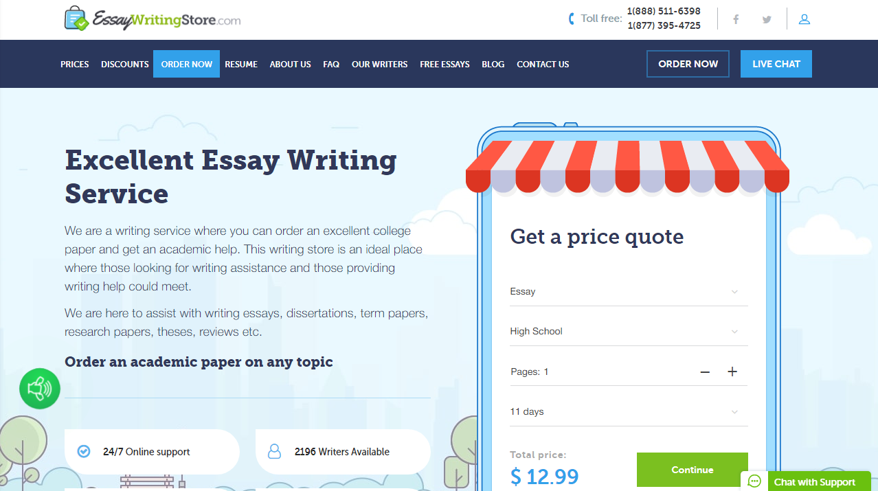 EssayWritingStore.com Review