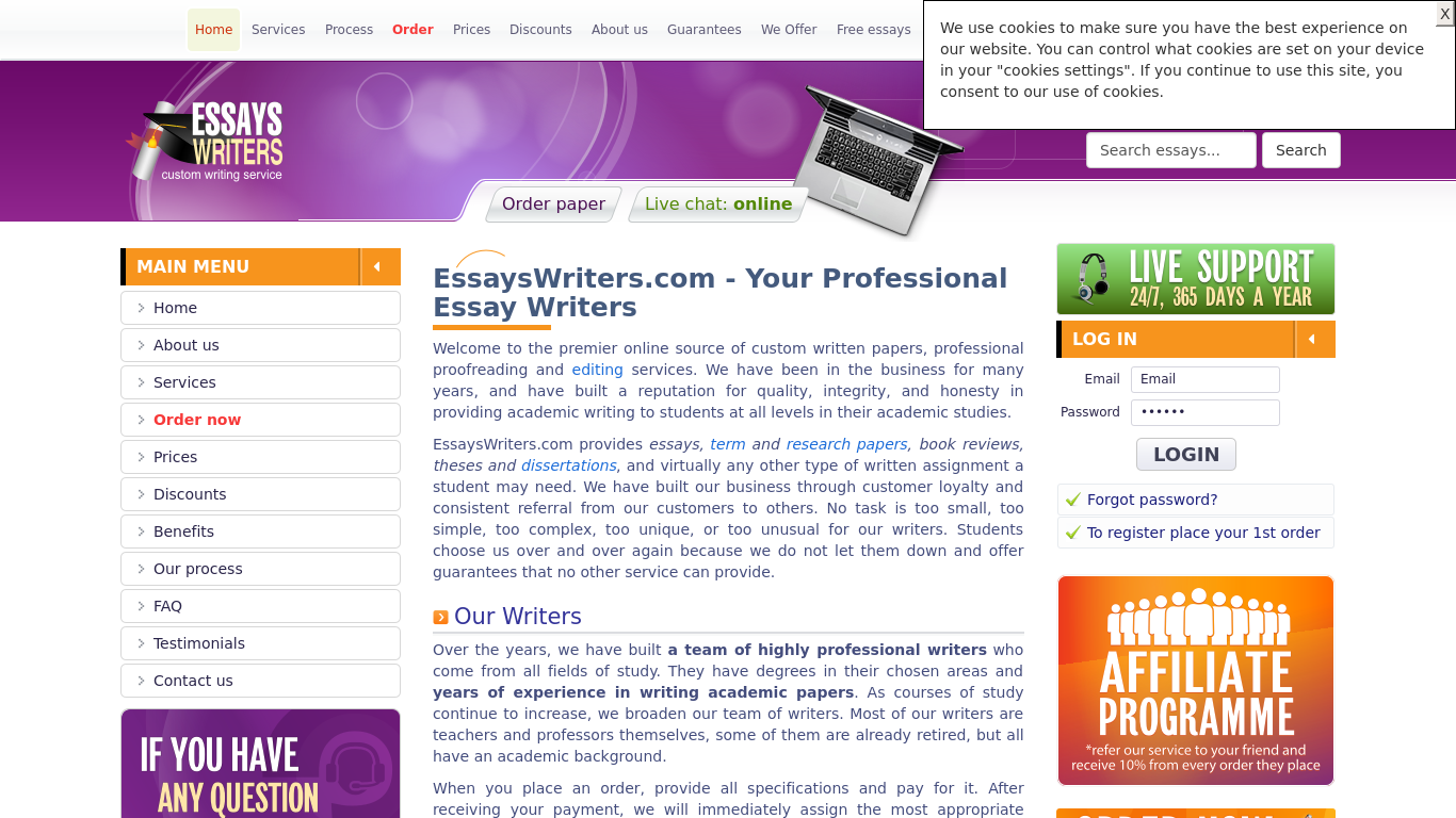 EssaysWriters.com Review